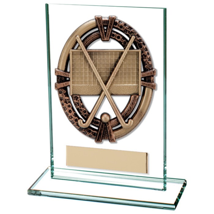 MAVERICK LEGACY GLASS HOCKEY TROPHY -  5 SIZES - 125MM to 200MM